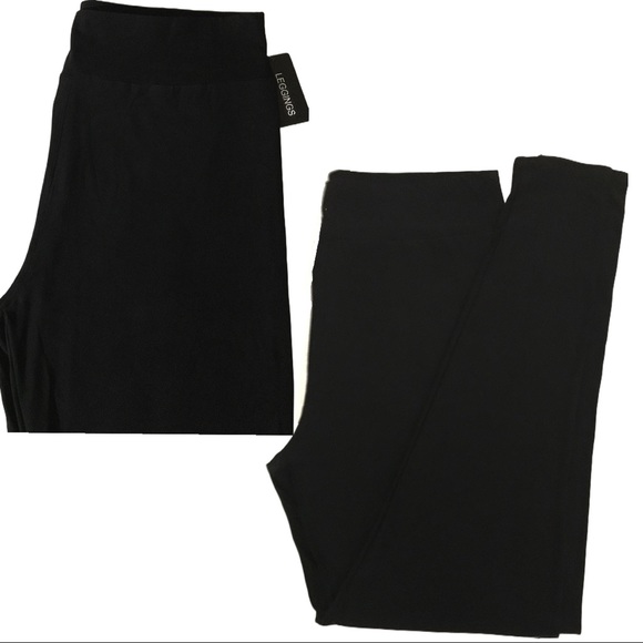 Leggings black ultra soft comfortable high waist - Picture 4 of 5